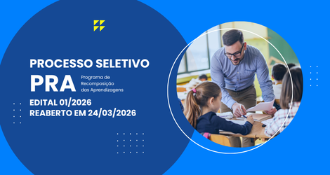 SRE Caratinga reabre as inscrições do Edital nº 01/2026 que visa a seleção de profissionais para atuar no Programa de Recomposição das Aprendizagens em 2026