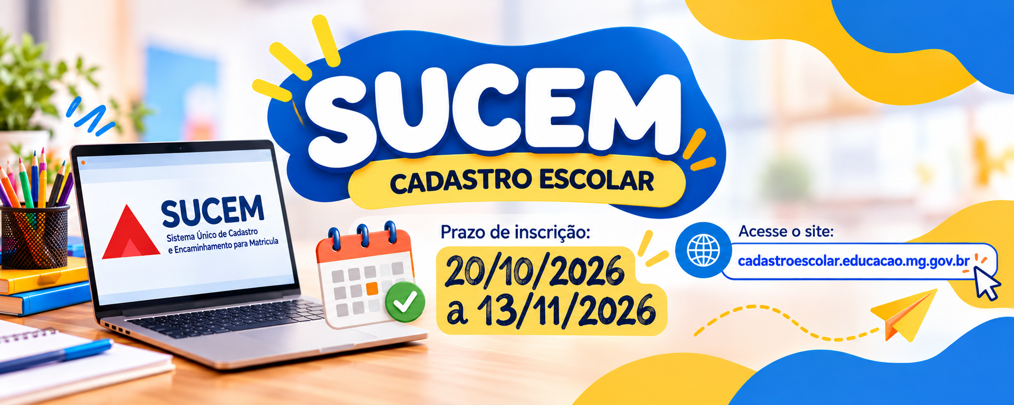 Imagem - SUCEM – Cadastro Escolar